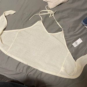 American eagle tie back halter top